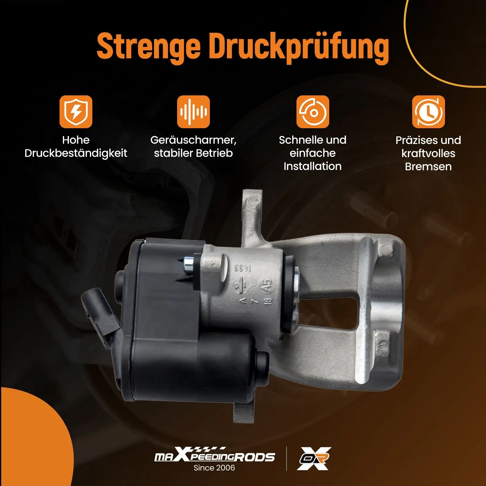 

Rear Left Electric Brake Clamp Caliper for VW PASSAT 3C2 2005-2011 3C0615403C