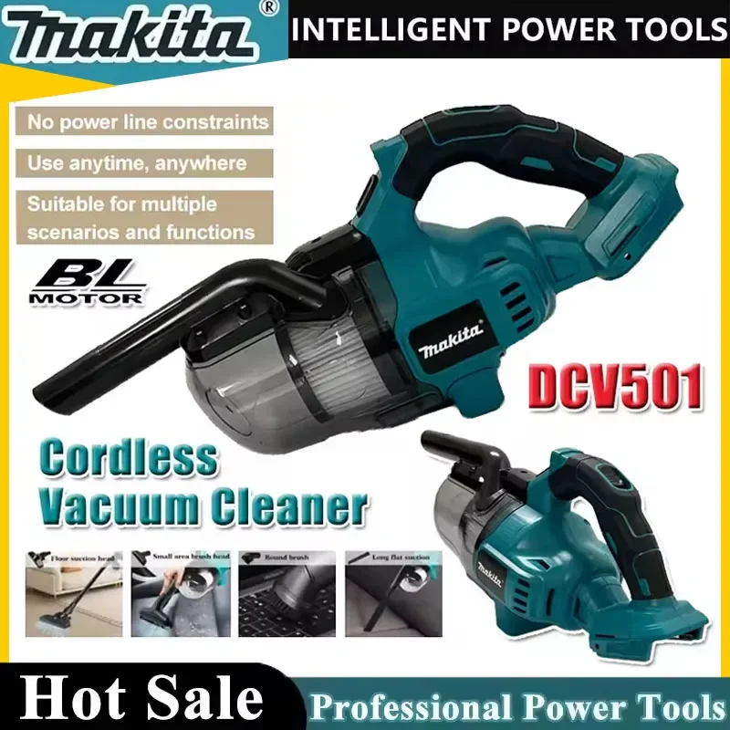 

Makita DCV501 Cordless Handheld Vacuum Cleaner Portable Brushless Vehicle Mounted Floor Cleaner Household Power Tools Fit Car