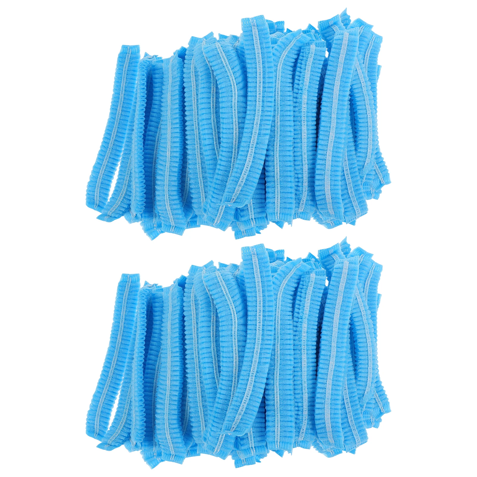 

100pcs Non Woven Hairnets Breathable Hats for Men Women Dust Free Workshop Food Processing Beauty Care Salon Caps Lightweight