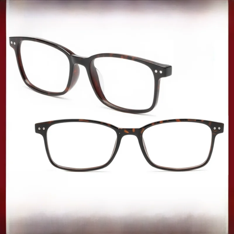 ビジネススマートグラスフレームアップグレード4mmスクエアフレーム交換用-インテリジェントアイウェア光学メガネ用