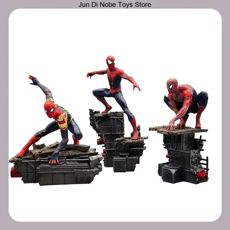 

Spider-Man Action Figure Set 3-Piece Collectible Model Statue for Desktop Decoration Ideal Gift for Fans And Collectors