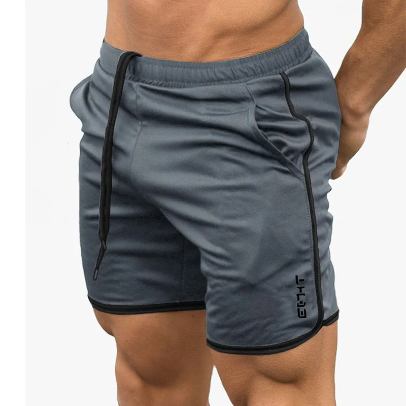 Europe And The United States Summer Beach Breathable Fitness Muscle Men\'s Shorts Running Fast-drying Tight-fitting Casual New.