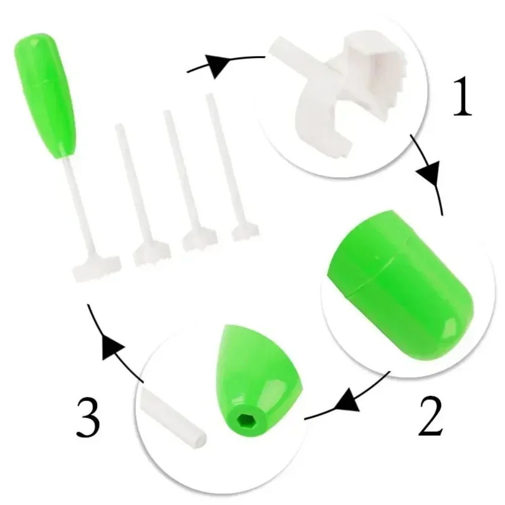 4Pcs/set Zucchini and Eggplant Corer Vegetable Spiral Cutter Digging Device Stuffed for Multifunctional Vegetable Corers