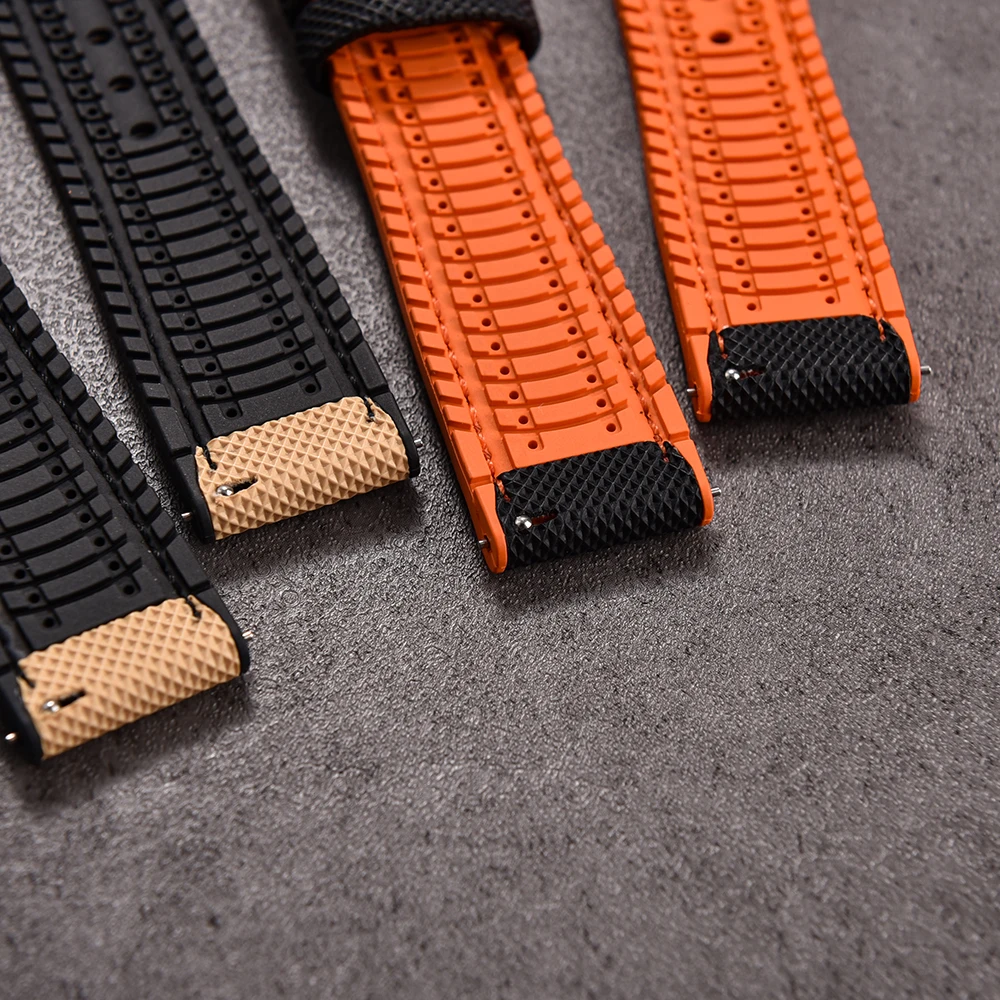 20 mm, 22 mm, 24 mm FKM-Uhrena – Fkm Rubber Dive Watch Strap 20Mm Bewertung und Preis
