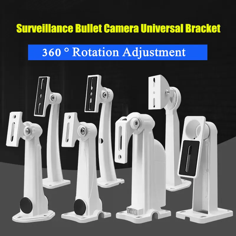 

Aluminum Alloy CCTV Security Camera Mounting Bracket 360 ° Rotation Adjustment Lifting Wall Ceiling Corner Mount Support Holder