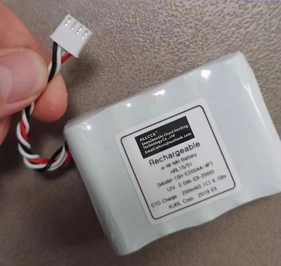 

ALLCCX 12V 2000mAh Battery 10H-E200AA-4P for DAIWHA MEDIFUSION DI-2000 DI 2000 DI2000 +TOOL