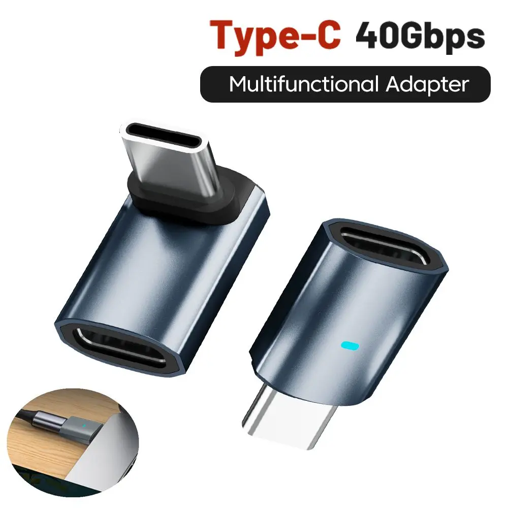 

Адаптер USB C «мама-мама» с видеоподсветкой PD 240 Вт, 40 Гбит/с, 8 К, 60 Гц, совместимый с iPhone 15 16 17 MacBook Pro, адаптер USB C для iPad