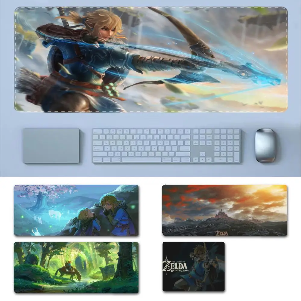 

THE L-LEGEND OF Z-ZELDA Mousepad Cute Durable Rubber Mouse Mat Pad Size for Game Keyboard Pad