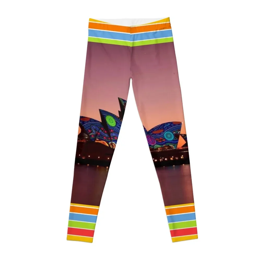 Австралия Сиднейский оперный дом Леггинсы колготки пуш-ап для спортивного комплекта Одежда для фитнеса Брюки спортивные женские леггинсы