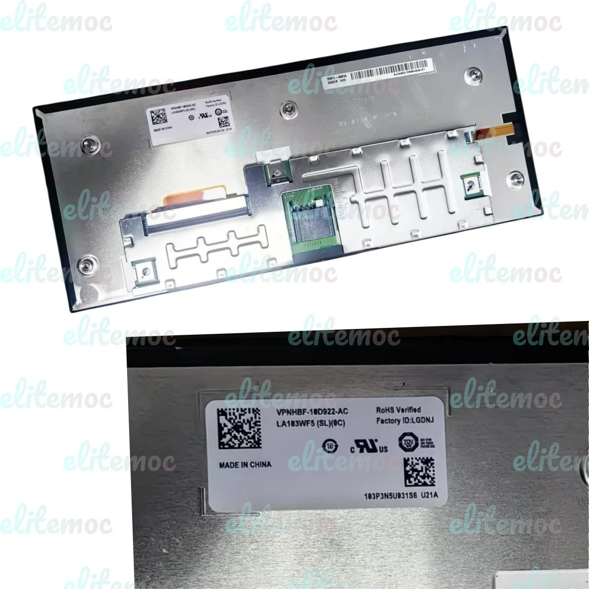 

10.3 Inch OEM LCD TFT Display for Kia Hyundai Navigation Heads Up Screen Repair