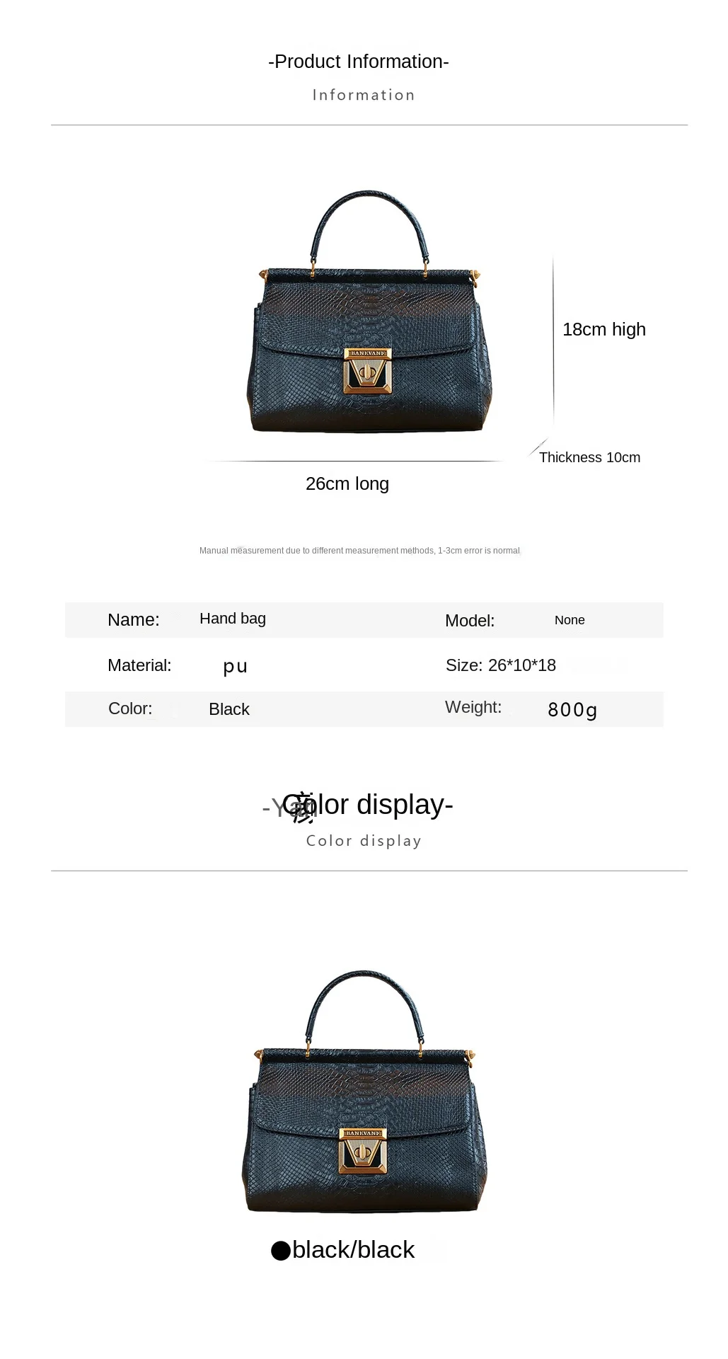 KB Fashion Damenhandtasche Neu 2026 Luxuriöse Premium-Schlangenleder-Optik mit Schwermetallverschluss Einzelne Schultertasche Doppelseitige Tasche – Detail 2