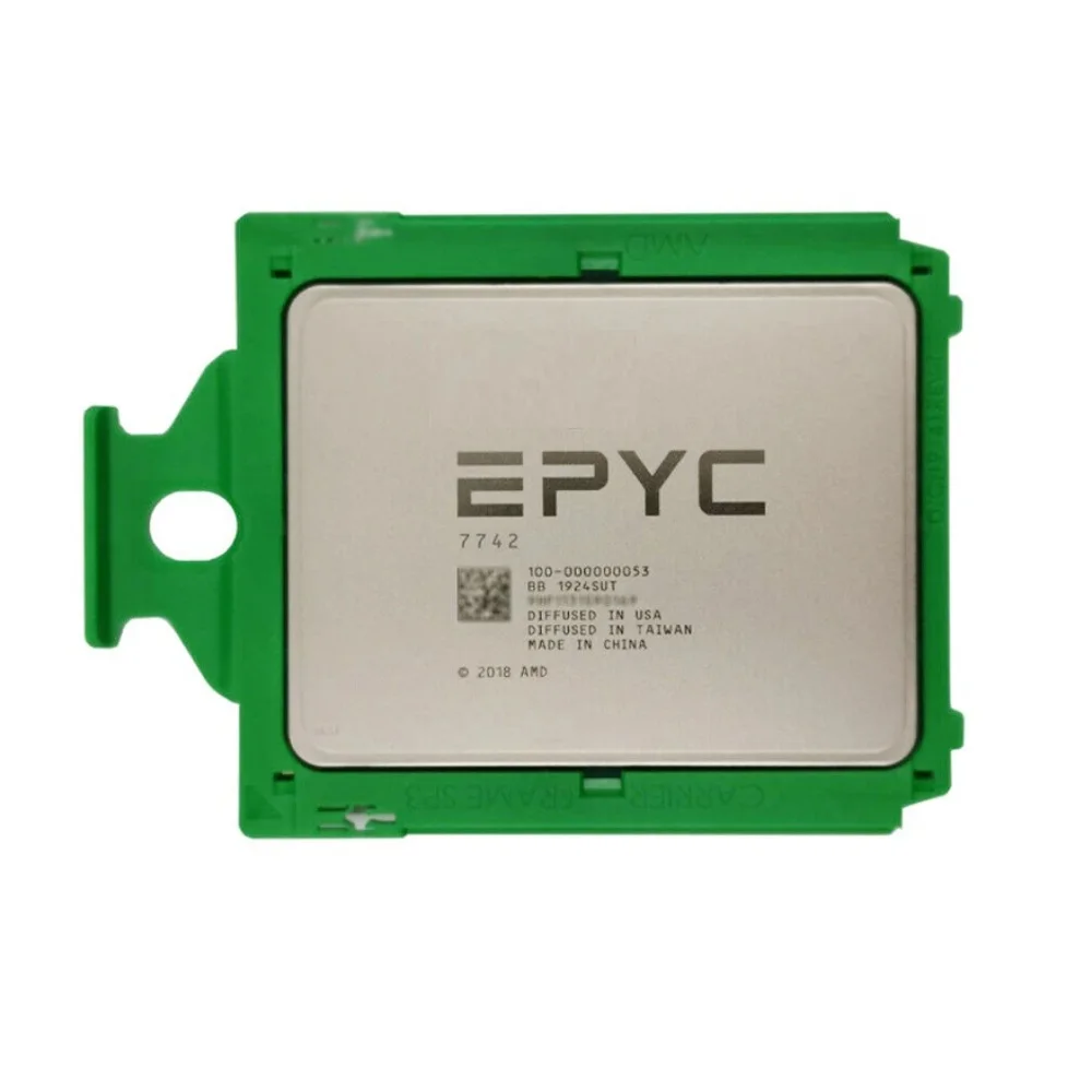 

Bulk EPYC 7742 Processor 64 Core 128 Threads 2.25Ghz Up to 3.4GHz CPU SP3 Unlocked Version Server Processors