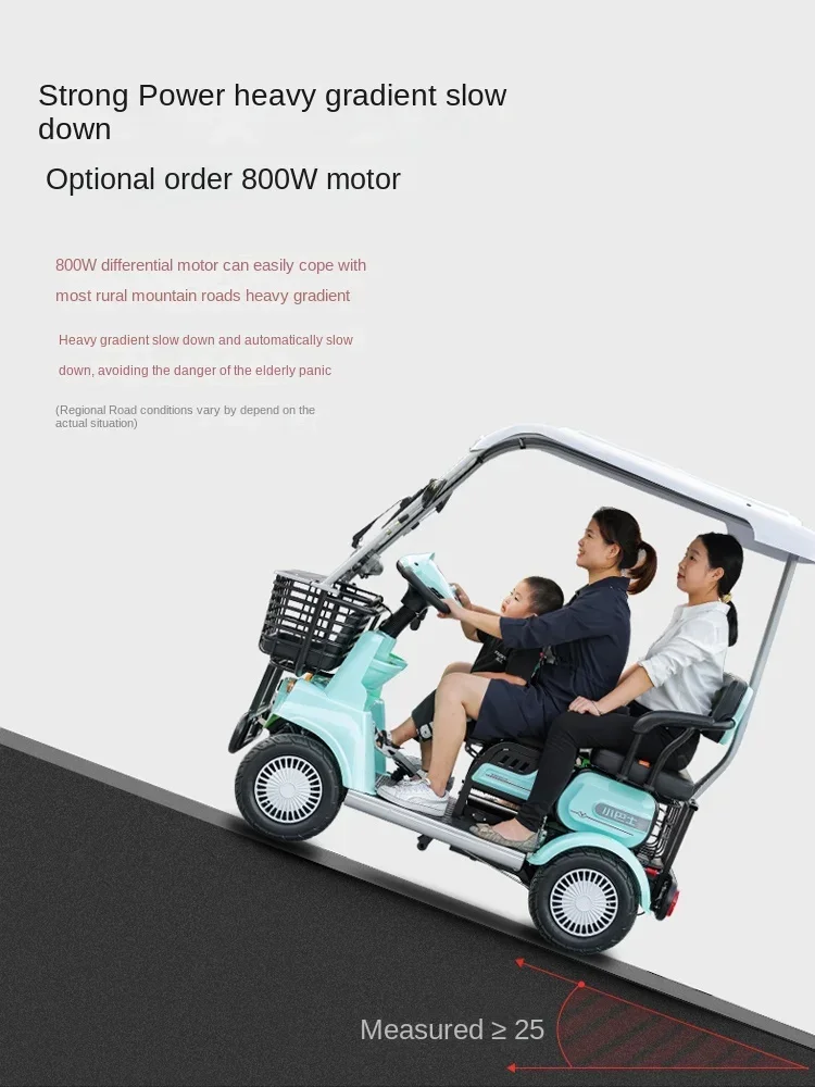 

ssL178 23 XK Electric Quadricycle Elderly Walking Power Battery Car Home