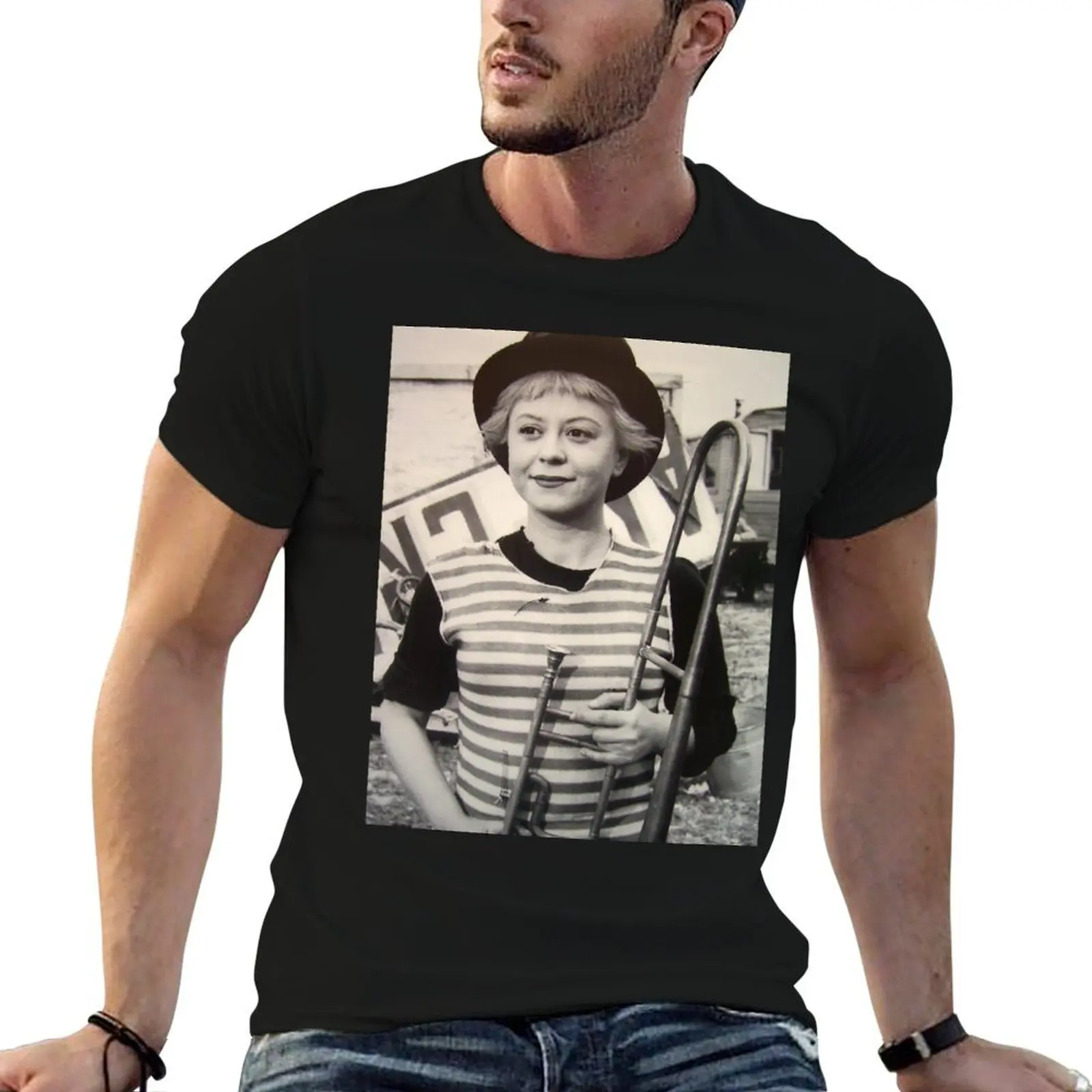 La Strada Federico Fellini T-Shirt fashion shirts funny shirt cotton men t shirts high quality