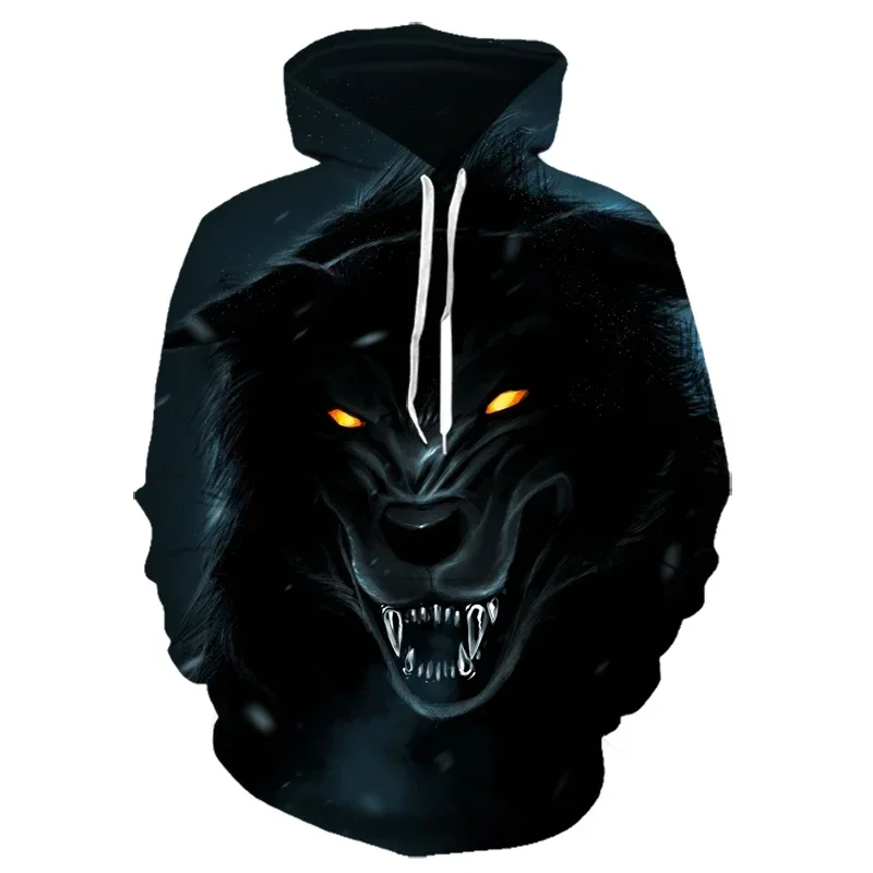3D-Druck Hoodie mit Wolf-Motiv für Herren und Damen, modischer, lässiger Oversize-Pullover, Hip-Hop, Harajuku, Streetwear – Detail 39