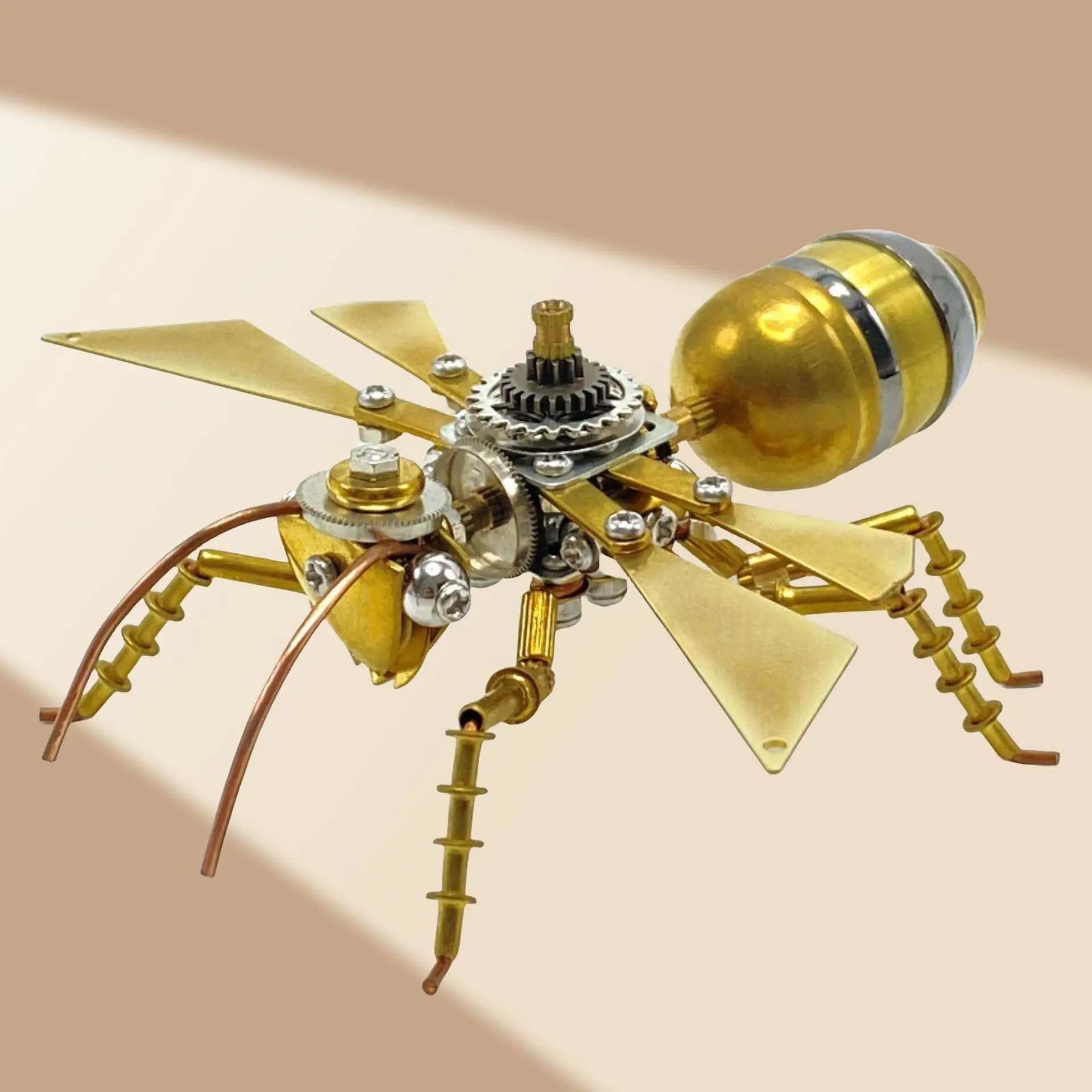 Insect Mechanical Flying Ant Metal DIY Pure Handmade Assembly Model 3D Stereoscopic Metal Birthday Gift