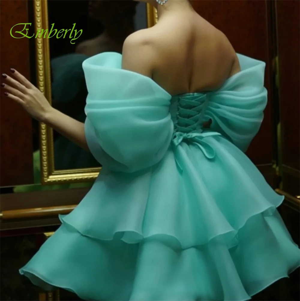 Vestido de noche personalizado con cuello en V y hombros descubiertos, vestido clásico de tul sin mangas con cordones en la espalda, vestidos de fiesta para graduación para mujer