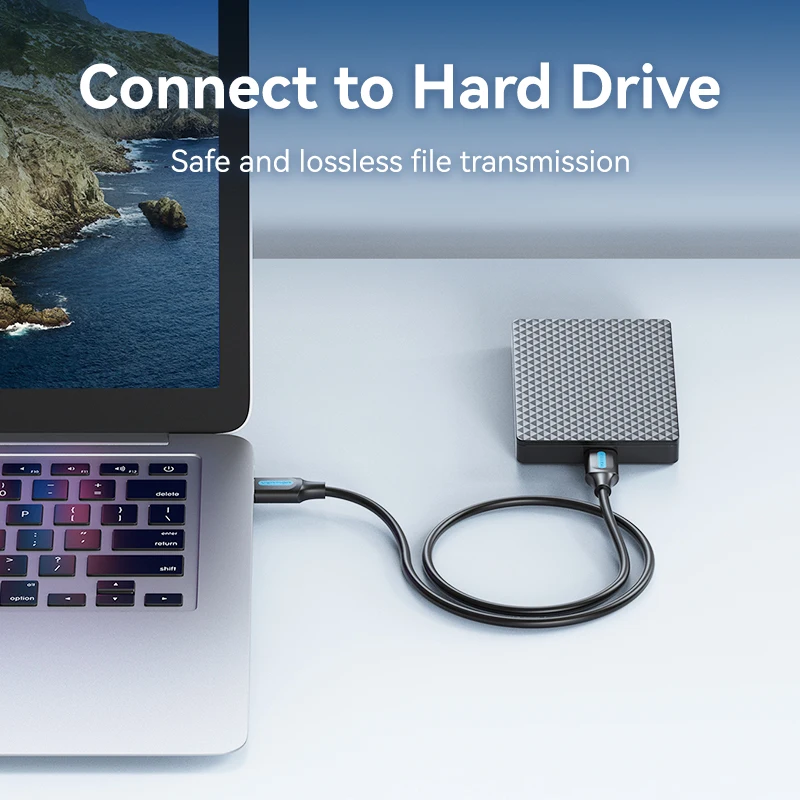 Vention USB to USB Extension Cable Male to Male 3.0 2.0 USB Extender Cord for Hard Disk TV Box Radiator USB 3.0 Cable Extension