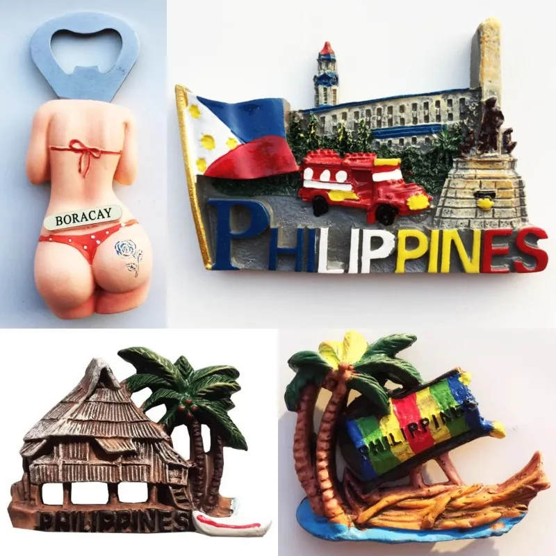 Republic of the Philippines Fridge Magnets Manila Boracay Tourist Souvenirs Home Decor Wedding Gifts Refrigerator Stickers