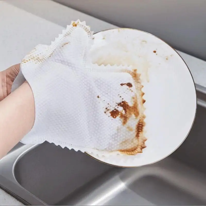 50/100 Dust Gloves - Suitable For Both Wet And Dry Use, Easy To Wipe And Dust, Ideal For Kitchen Cleaning