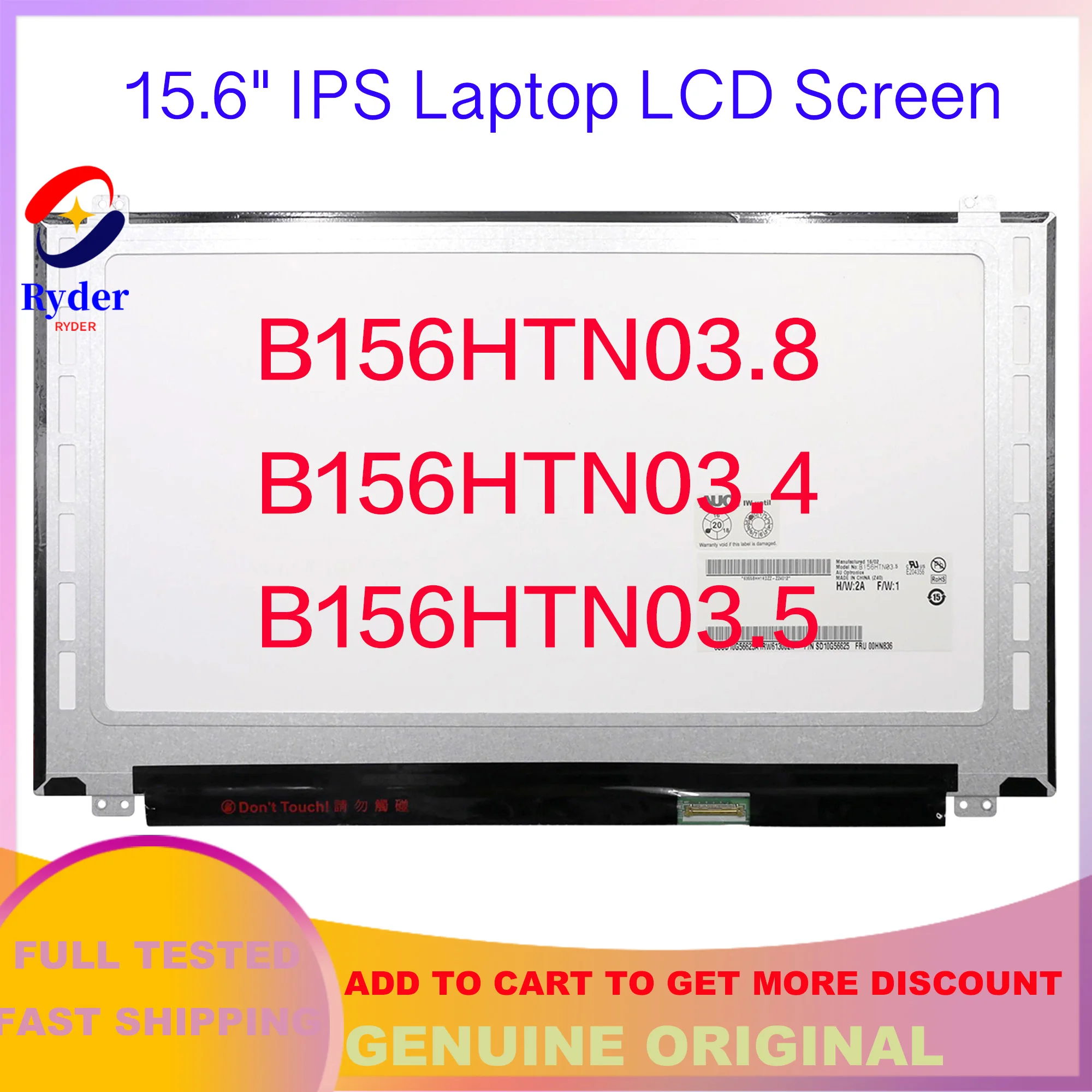 

15.6" Slim Laptop LCD Screen Display Panel LP156WF9-SPN1 LP156WF8-SPA1 For LG 15Z960 15Z970 15Z980 IPS 1920x1080 30pins eDP