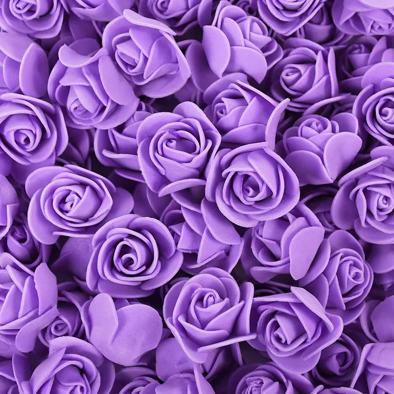 50–500 Stück künstliche Schaumrosenblumen aus PE, künstliche Blumen für Zuhause, Raumdekoration, Hochzeit, Party, Halloween, Thanksgiving, Weihnachtsdekoration – Detail 7