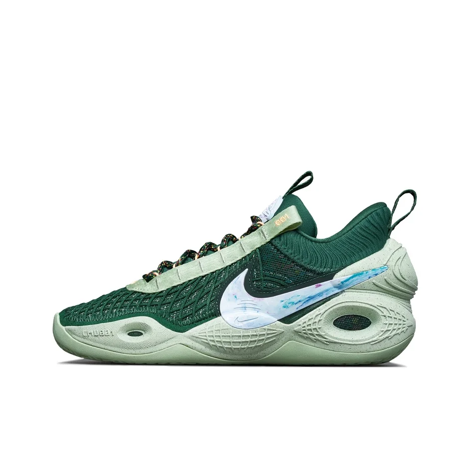 Chaussures de basket-ball Nike Cosmic Unity 1 pour hommes, coupe basse, vert