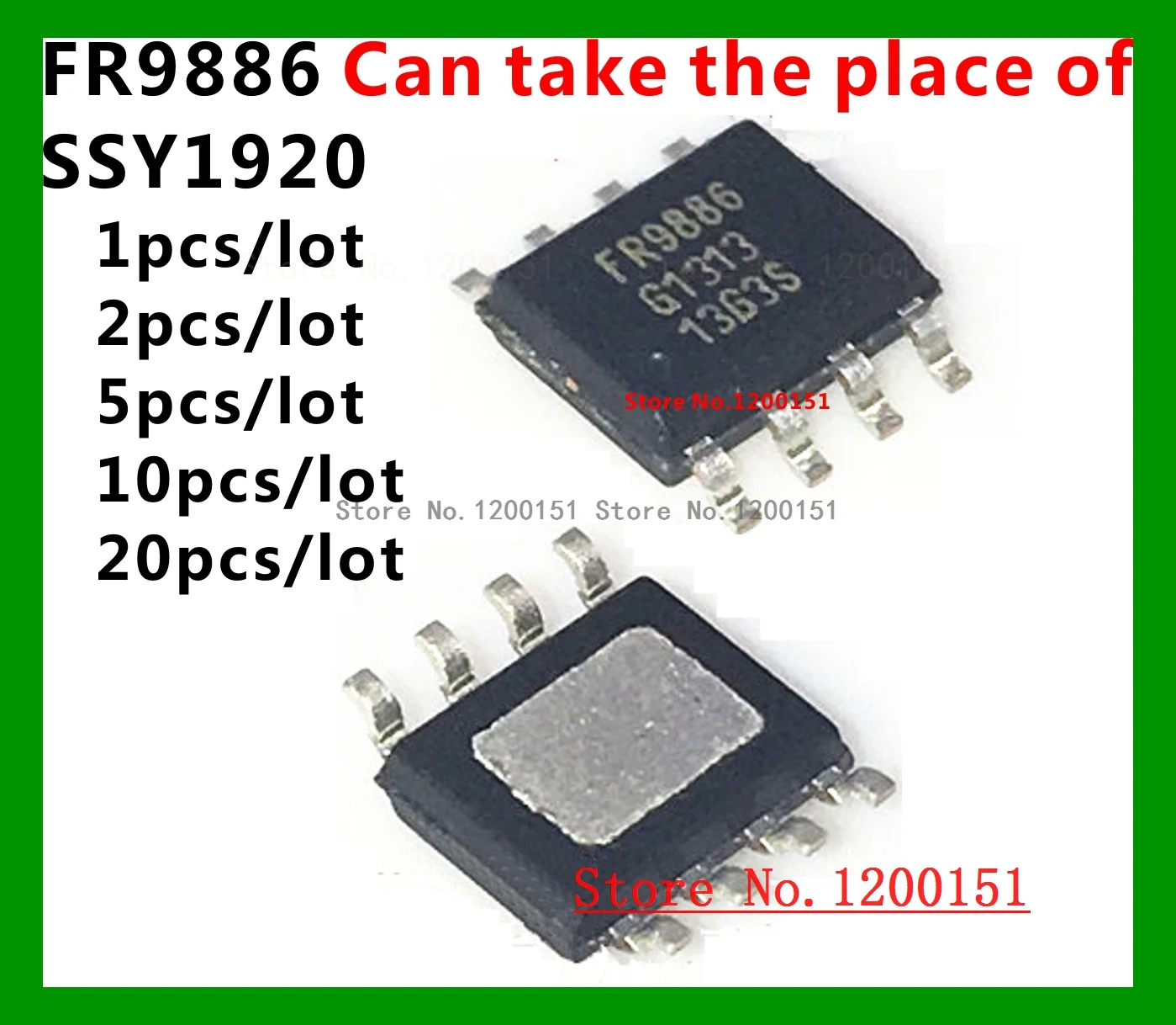 FR9886 SSY1920 HSOP-8 MT2482