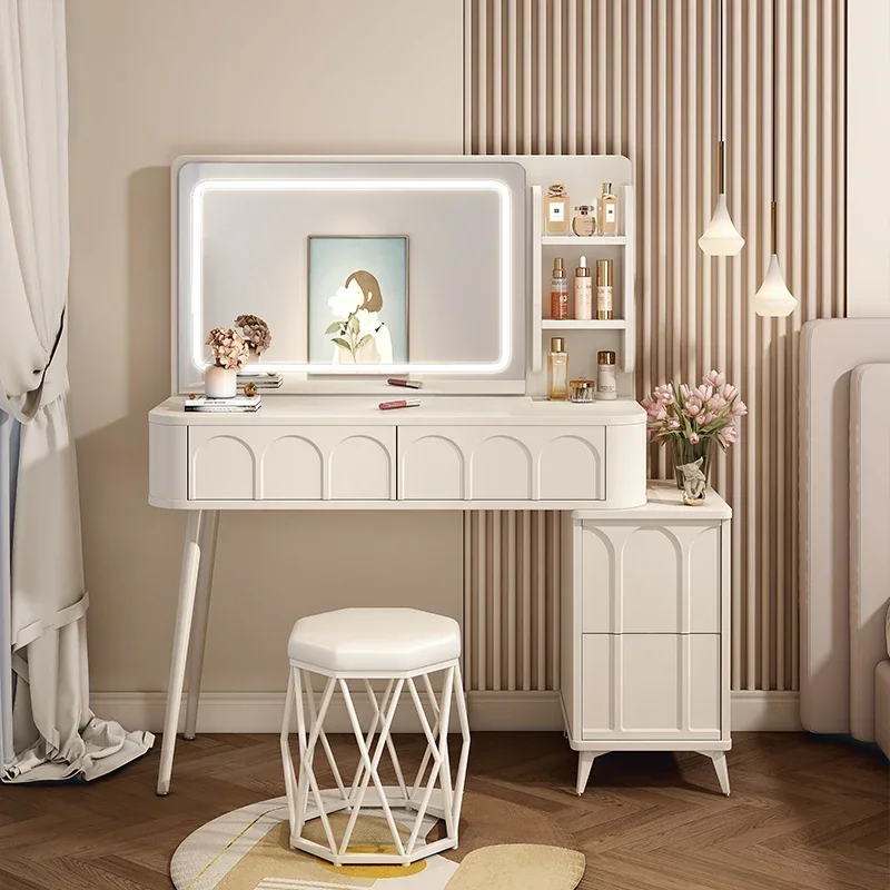 Nordic Drawer Vanity Table Girls Luxury Home Storage Vanity Table Bedroom Multifunctional Comoda Pra Quarto Decoration