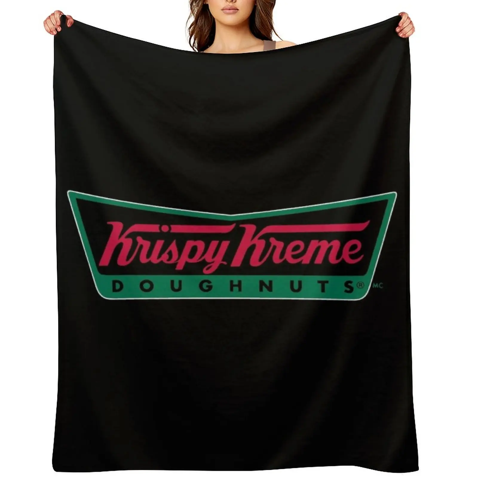 

Krispy Kreme Throw Blanket Sofas Heavy Flannels Tourist Blankets