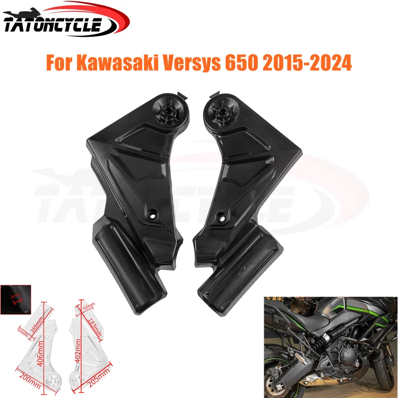 

For Kawasaki Versys 650 2022 2023 2024 Motorcycle Accessories Engine Side Cover Right Left Fairing Cowl Side Panel Versys650