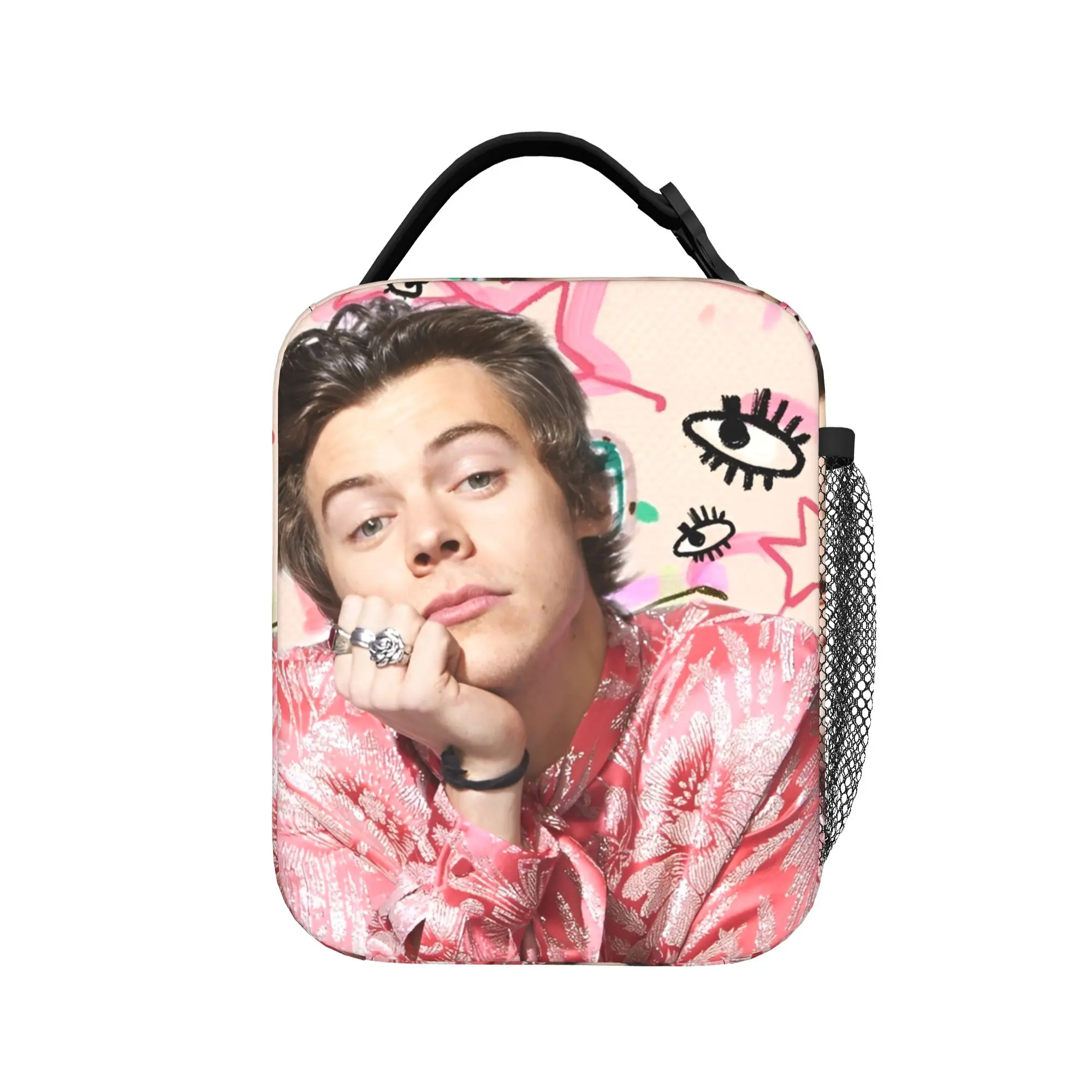 Harrys Styles Thermal Insulated Lunch Bags for Work Singer Reusable Food Bag Container Thermal Cooler Lunch Boxes