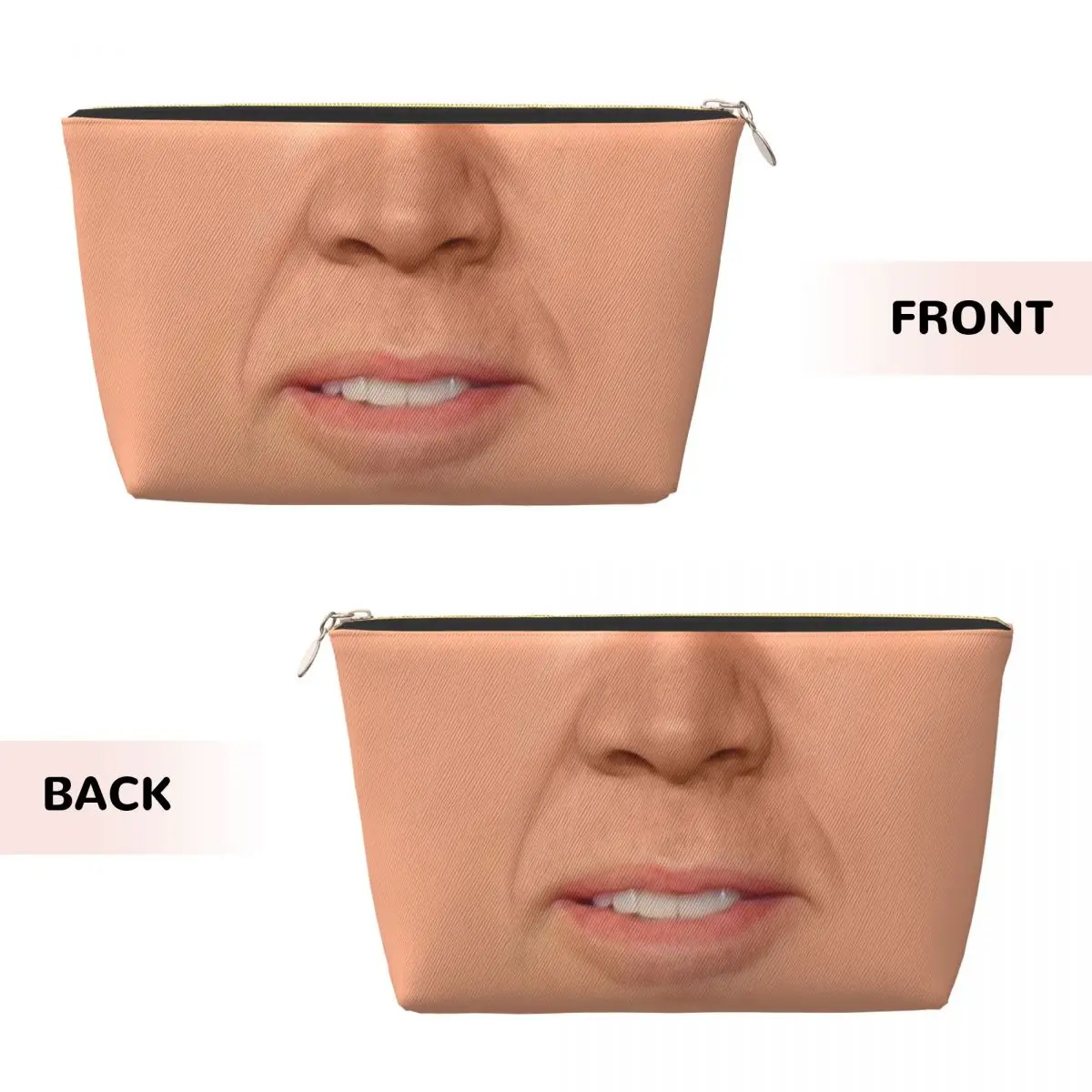 Custom Nicolas Cage Cosmetic Bag Women Fashion Large Capacity Funny Meme Makeup Case Beauty Storage Toiletry Bags