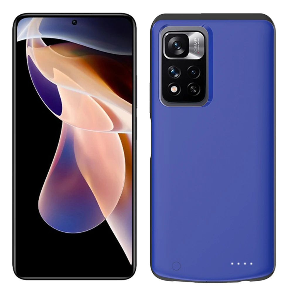 10000mAh For Xiaomi Redmi Note 11 Pro+ Note11 5G External Battery Cases Power Bank Cover For Redmi Note 11 Pro 5G Powerbank Case