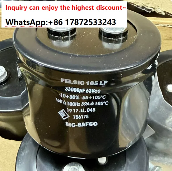 63V 33000UF FELSIC 90X65MM Aluminum Electrolytic Capacitor
