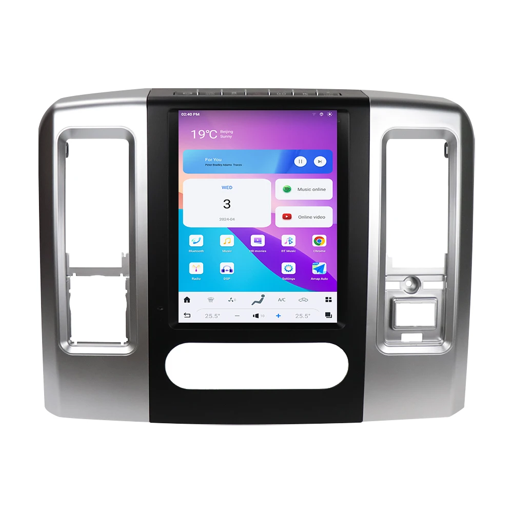 

12.1 " for Dodge RAM 1500 2500 2008-2011 GPS Accessories Auto Electronics Carplay Screen Stereo Player Car Radio Android