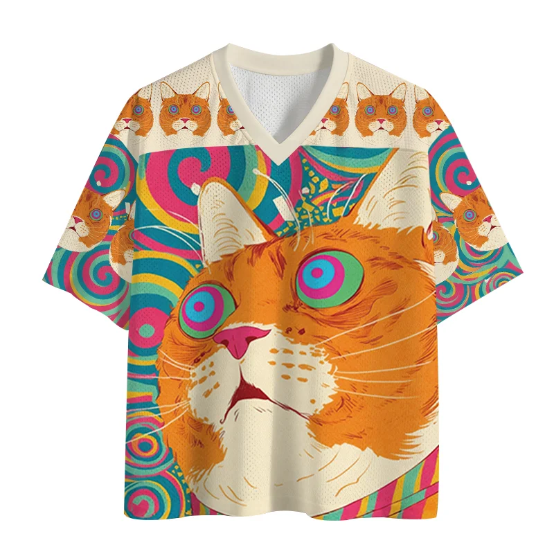 2026 Hot Selling Sports Short Sleeved Shirts, Popular V-neck Short Sleeved T-shirts, Sports High-end Design Mesh Knitted Shirts