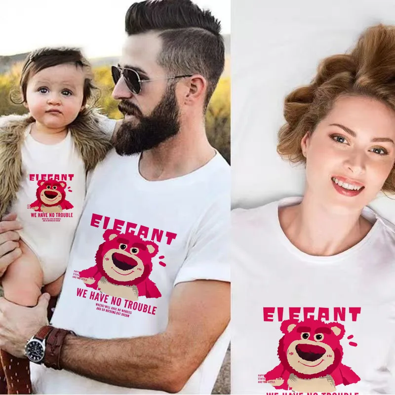 

Family Matching Clother Dad Mom Baby Look Outfits T-shirt Family T Shirts Bebe Tops Baby Girl Clothes Mother Kids Rompers