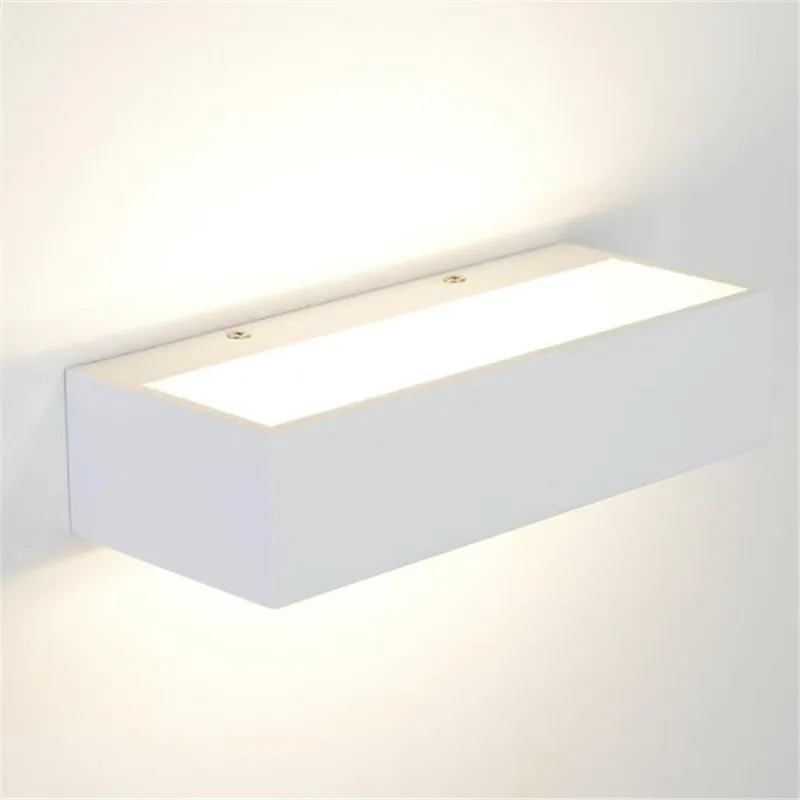 

Modern minimalist aluminum light 12W LED bedside living room bedroom hallway staircase creative wall light