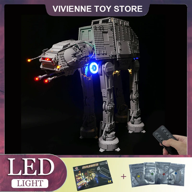 DIY LED Light Kit For LEGO 75313 Star AT Walker Building Block Set（Only LED Light,Without Blocks Model）