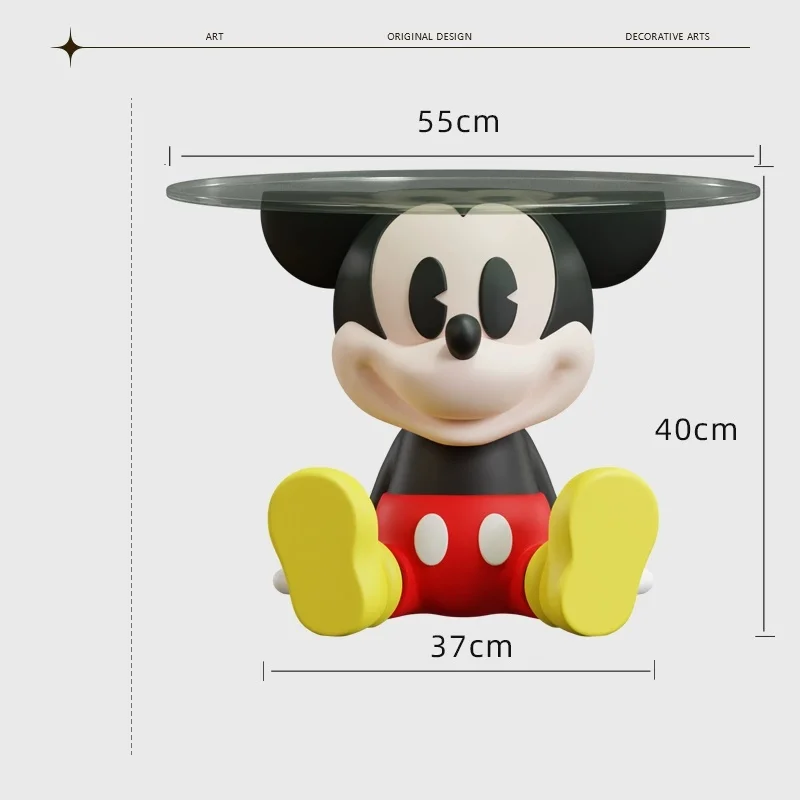 

[VIP] Микки Маус, сидячая поза, чайный столик, украшение из смолы, фигурка, креативные настольные игрушки, коллекция моделей, украшение комнаты