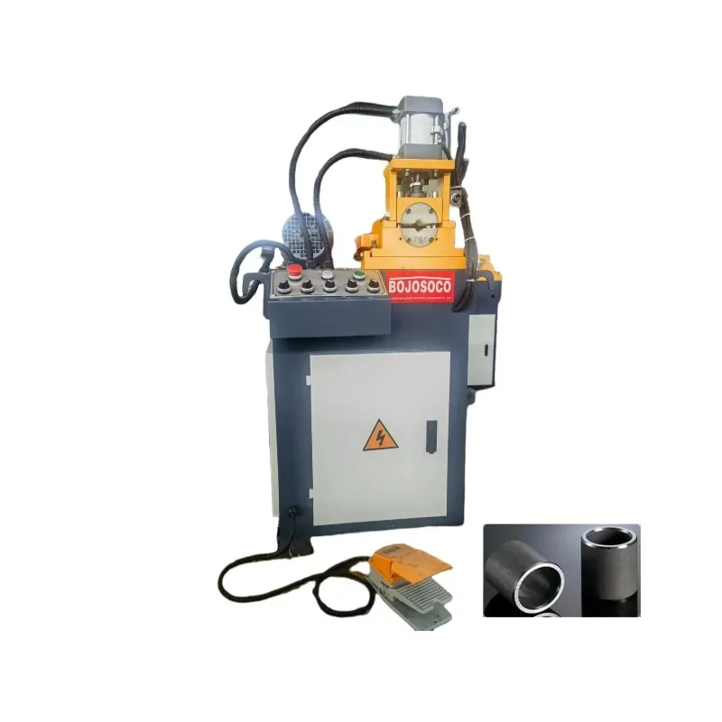 60AC Single Head Chamfering Machine Round Rod Steel Pipe Iron Pipe Round Pipe Deburring Stainless Steel groove Machine