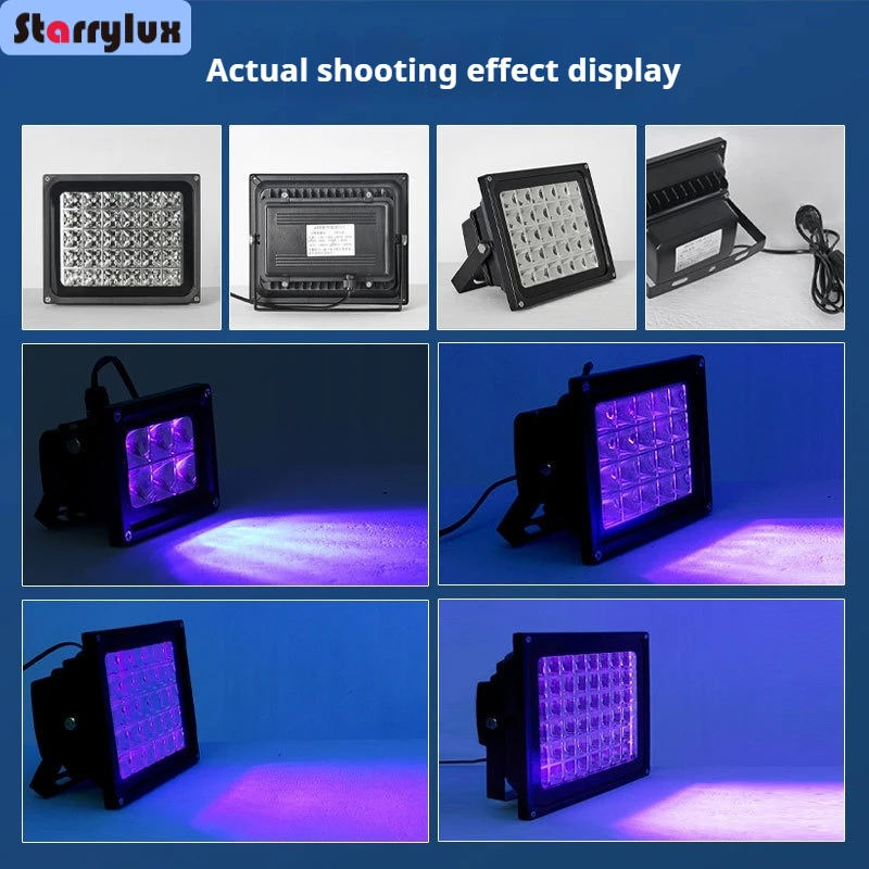 Мощная УФ-светодиодная лампа для отверждения 7 Вт-50 Вт для смолы, клея, чернил, геля для ногтей — 365/395/405 нм