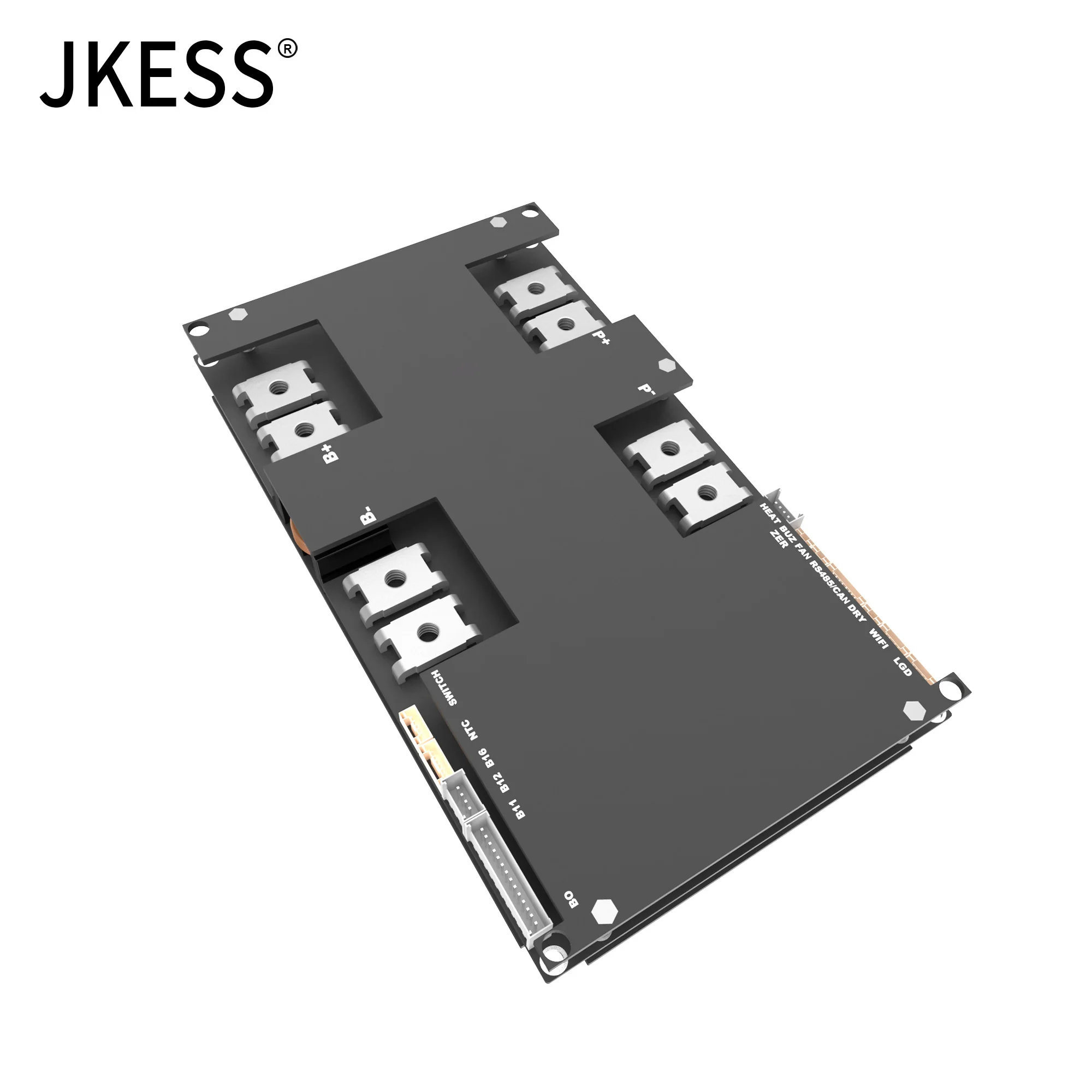 JKESS 5TH SOC Balance Bms Lifepo4 Li-Ion LTO baterai BMS 4S 8S 16S 24S 50A 100A 150A 200A 300A Inverter daya seri paralel