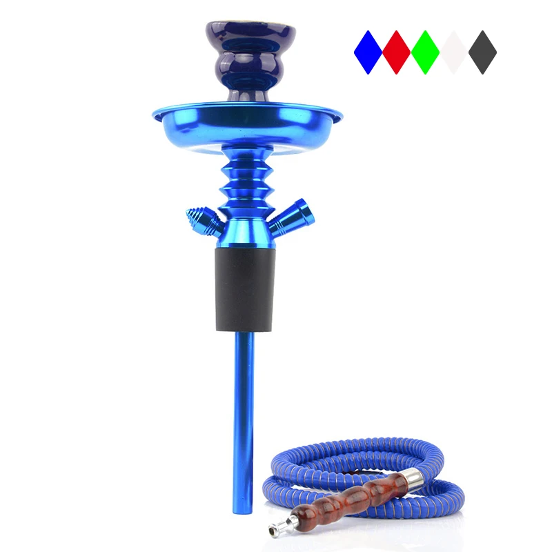 Aluminium Shisha Smoking Water Pipe Hookah Top Flavor Device Narghile Bottle Stem Kit Arab Waterpipe Sheesha Instrument Hookha