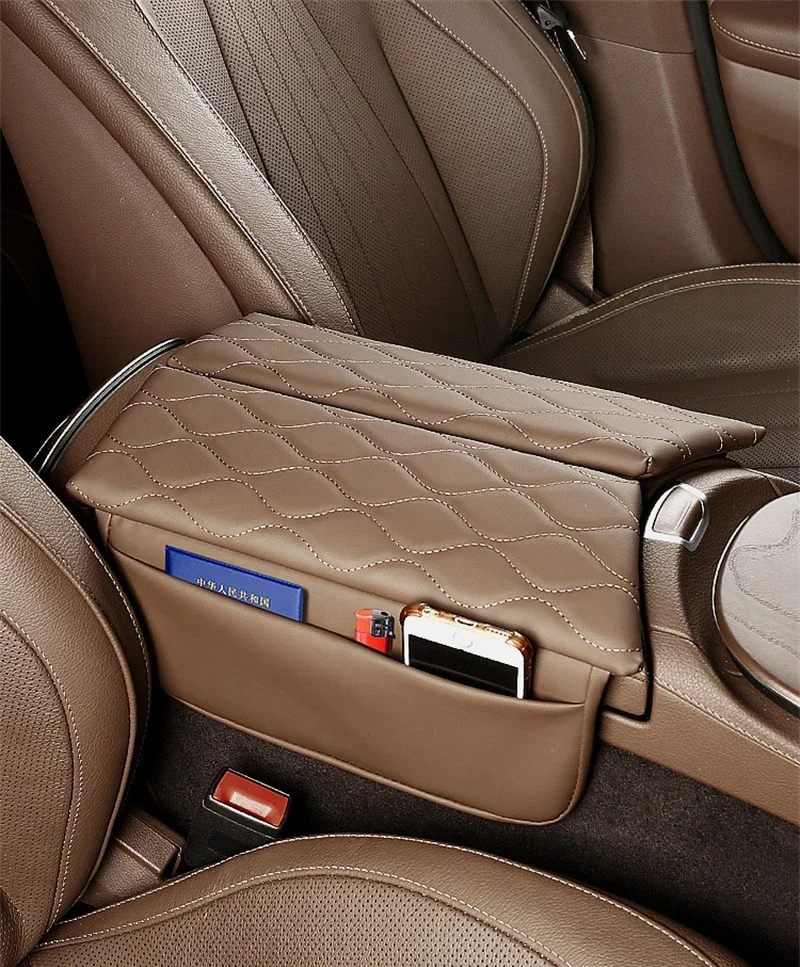 Center Console Armrest Box Cover Pad For Mercedes Benz E Class 2017-2023 W213 CLS 2018-2022 Leather Anti-Scratch Armrest Cushion