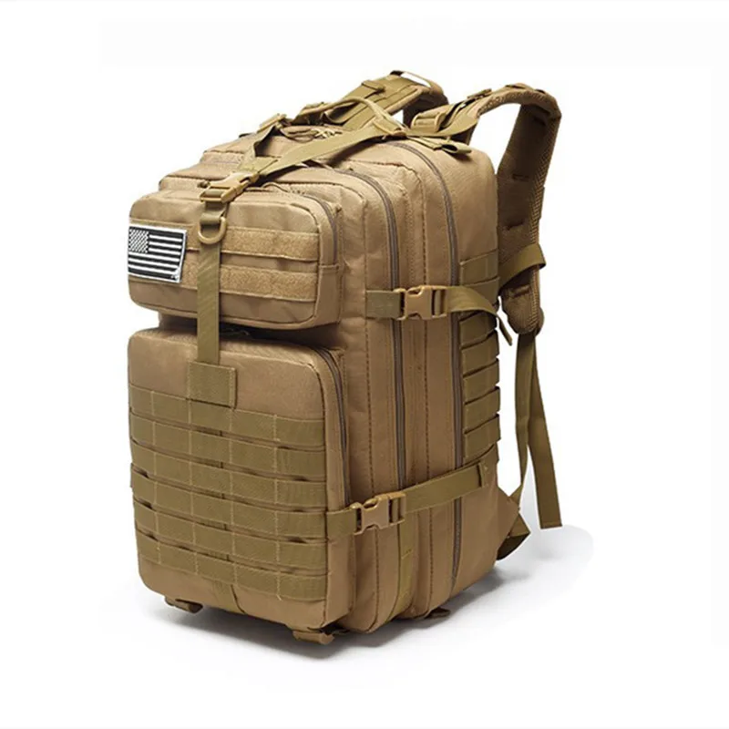 2025 New Military Tactical Army Backpack 50 Liters Large Capacity 3P Backpack Hiking Camping Hunting Backpack