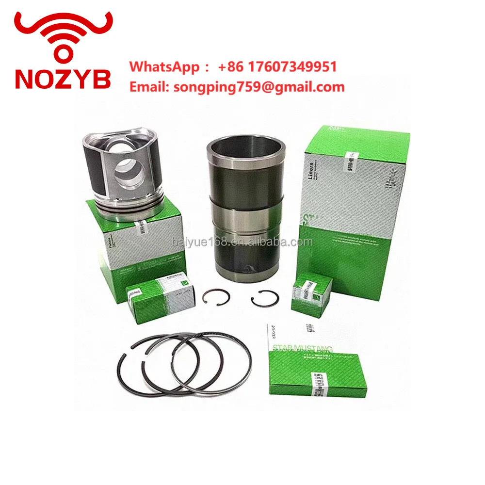 Komatsu Engine Spare Parts 6D125 6D114 6D102 6D170 6D107 6D108 6D95 QSB6.7 QSL8.9 Overhaul Repair Kit Liner Kit for Komatsu