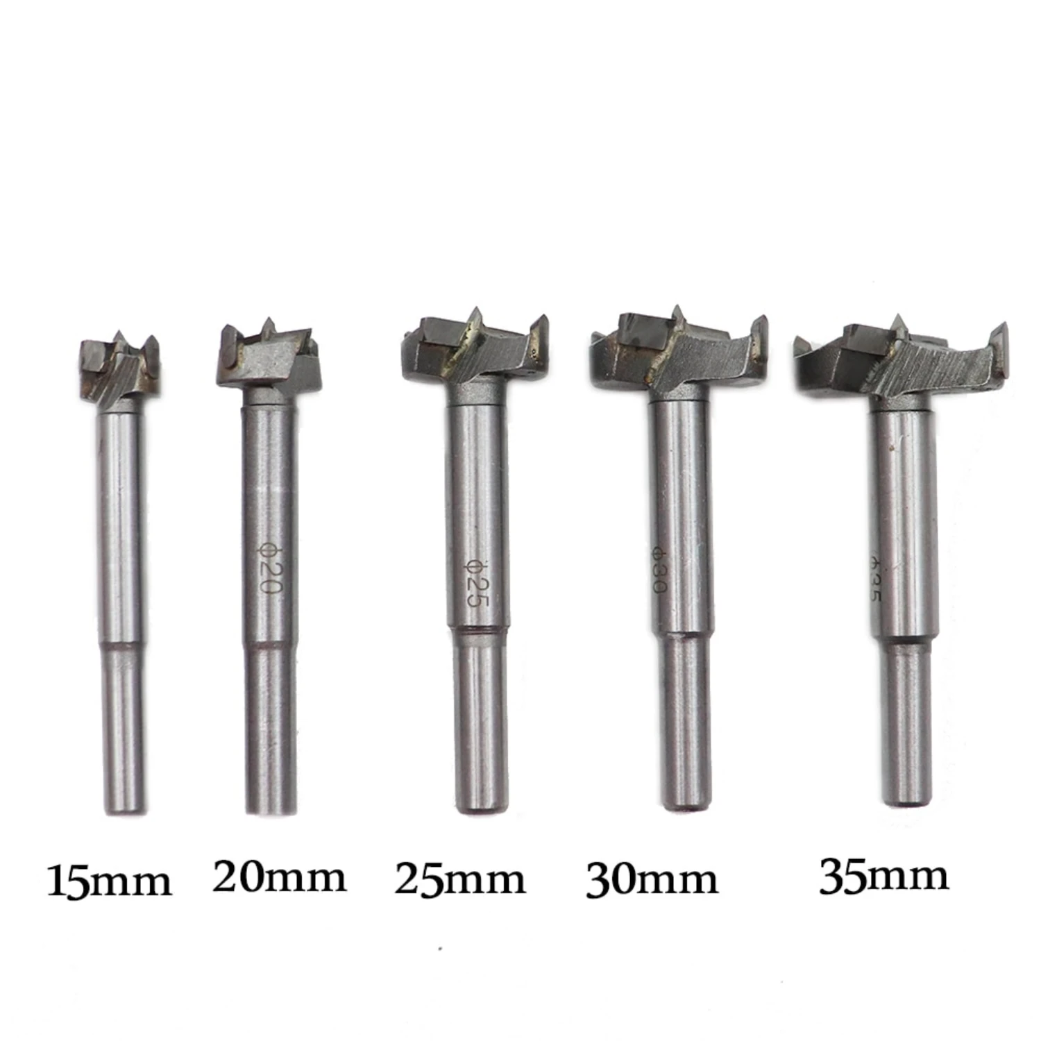 High-Quality Professional Grade Self Centering Forstner Wood Drill Bit Set - Precision Woodworking Hole Drilling Tools - Include