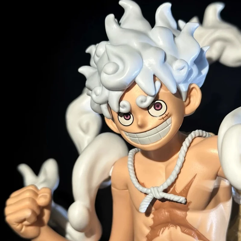 

Bandai Glasses Factory Pirate Wang Mengqi D. Luffy 5th Grade Luffy Anime Figurine Pvc 21cm Figurine Model Collection Toy Holiday